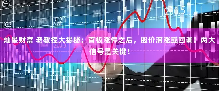 灿星财富 老教授大揭秘：首板涨停之后，股价滞涨或回调！两大信号是关键！