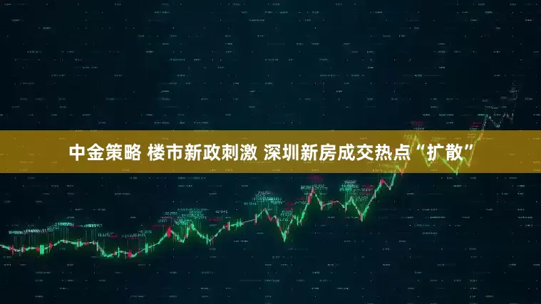 中金策略 楼市新政刺激 深圳新房成交热点“扩散”