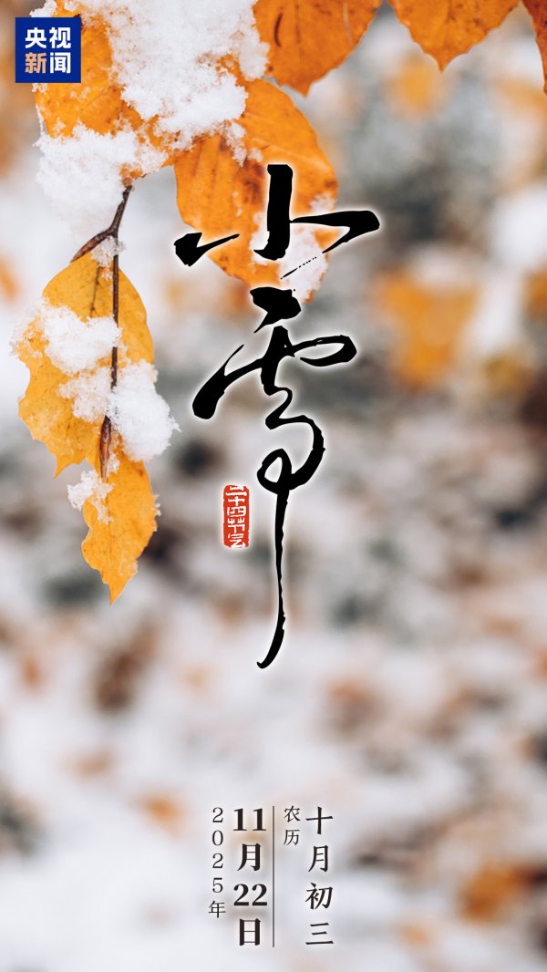 财牛股配 小雪至，冬始俏❄️一组海报与你分享冬日小美好